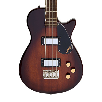Gretsch Streamliner Jet Club Bass Single-Cut Laurel Klavye Havana Burst Bas Gitar